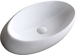 Ceruttispa Раковина накладная 58 CR0058B белая – фотография-1