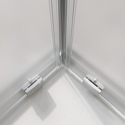 BelBagno Душевой уголок Luce 120/90 LUCE-AH-2-120/90-C-Cr профиль хром стекло прозрачное – фотография-3