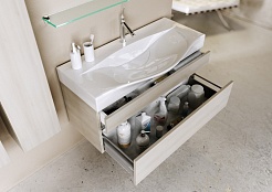 Aqwella Мебель для ванной Бергамо 80 подвесная белая – фотография-4