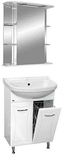 Misty Мебель для ванной Классик Магнолия 55 R с Б/К – фото-1