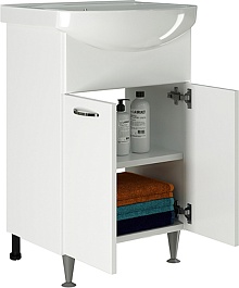 Mixline Мебель для ванной Стандарт 55 R белая – фотография-3