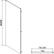 Vincea Душевой уголок Soft 2 110x80 VSR-3SO28011CLGM профиль вороненая сталь стекло прозрачное – фотография-16