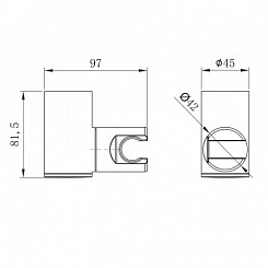 Lemark Настенный держатель LM8081C – фотография-2