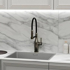 Sancos Смеситель для кухни Pride SC4011GG вороненая сталь – фотография-6