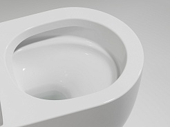 Ceramicanova Подвесной унитаз Modena Rimless CN6063 белый – фотография-7