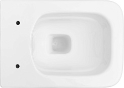 Allen Brau Унитаз подвесной Liberty 4.33007.20 белый с крышкой 4.33008.20 – фотография-4