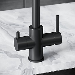 Sancos Смеситель для кухни Vela черный матовый SC4013MB – фотография-4