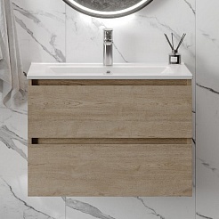 Teymi Тумба под раковину Laina 70 подвесная дуб светлый – фотография-5