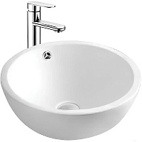 Aquatek Накладная раковина 44 AQ5354-00 глянцевая белая