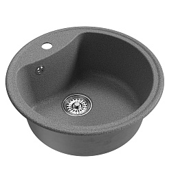 Mixline Мойка кухонная ML-GM09 темно-серая – фотография-2