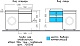 СанТа Тумба с раковиной под стиральную машину Марс 120 R 1 ящик подвесная белая – картинка-23