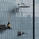 Paini Смеситель для ванны и душа Domus 18CR691PZ встраиваемый, хром/брашированный чёрный – фотография-10