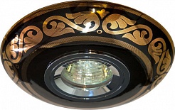 Feron Встраиваемый светильник С2525 золото,черный – фотография-1
