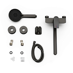 Tokito Смеситель для ванны MITSUISHI вороненая сталь TOK-MIT-1015GM – фотография-4