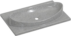 СанТа Раковина мебельная Вега 70 вулканический серый – фотография-1