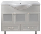 Misty Тумба с раковиной Латте 105 бежевый эмаль