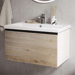 Vigo Тумба под раковину Cross 700-0-1 подвесная дуб давос натуральный – фотография-4