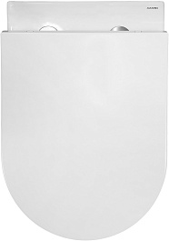 Azario Унитаз подвесной Nemi AZ-1293WH безободковый белый – фотография-7