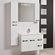 Акватон Зеркальный шкаф для ванной "Диор 80" белый – фотография-5