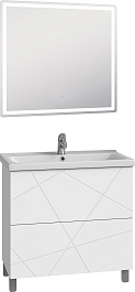 Vigo Мебель для ванной Geometry 2-700 белая – фотография-1