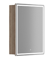Sancos Зеркало-шкаф Mirror 60 с подсветкой MI60EG дуб галифакс натуральный