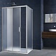 Vincea Душевой уголок Alpha 150x90 VSR-3AL9015MT профиль хром стекло текстурное (рифленое) – фотография-7