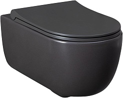 Allen Brau Унитаз подвесной Priority 4.31001.AN антрацит с крышкой 4.31004.AN – фотография-11