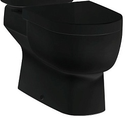 Creavit Чаша для унитаза Favori FR310.40100 черная – фотография-1