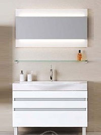 Aqwella Тумба для умывальника Бергамо 80 белая – фотография-3