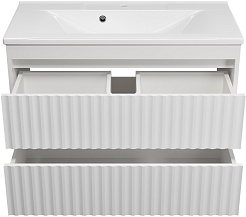 Brevita Тумба под раковину Balaton 90 белая – фотография-3