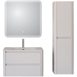 Cezares Тумба под раковину Relax 80 подвесная bianco lucido – фотография-7