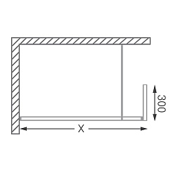Roltechnik Душевое ограждение WALK C/1200 – фотография-2