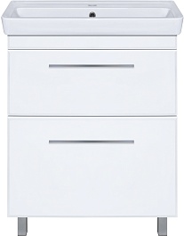 Misty Тумба с раковиной Элен 70 белая – фотография-1