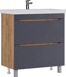 Vigo Тумба под раковину Wave 800-0-2 дуб золотой – фотография-1