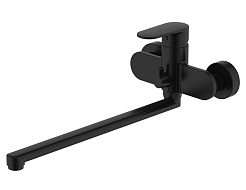 Aquatek Смеситель для ванны Ника AQ1842MB черный матовый – фотография-1