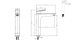 Aquatek Смеситель для раковины Вега AQ1004CR хром – фотография-3