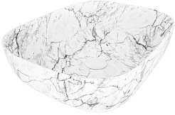Teymi Раковина накладная Solli 50 Artceramic T50393 белый мрамор – фотография-2
