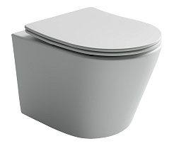 Ceramicanova Подвесной унитаз Balearica Rimless CN6000MW белый матовый – фотография-1