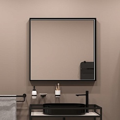 Allen Brau Зеркало Liberty 70 1.330013.BB черный браш – фотография-5