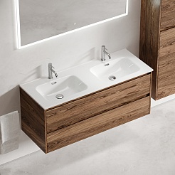 Sancos Тумба с раковиной Libra 120-2 дуб чарльстон раковина Element 121 CN7004 – фотография-2