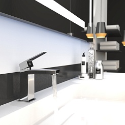 Tokito Смеситель для раковины AKARI хром TOK-AKA-1011 – фотография-2