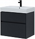 Aquanet Мебель для ванной Бруклин 70 подвесная черная матовая – фотография-57