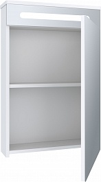 Runo Мебель для ванной Капри 60 с зеркальным шкафом Парма подвесная белая – фотография-6