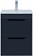 Aquanet Тумба с раковиной Практика 50 подвесная маренго матовый – фотография-26