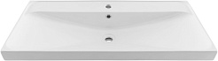 Aquanet Мебель для ванной Бостон New 100 Flash подвесная белый сатин – фотография-7