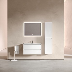 Sancos Мебель для ванной Libra 90 белый глянец – фотография-3