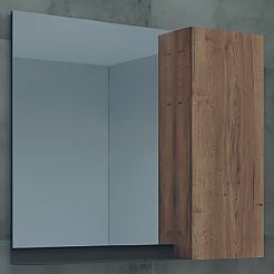 Comforty Зеркальный шкаф Кельн 90 дуб темный – фотография-1