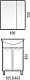 Corozo Мебель для ванной Монро 50 – фотография-23