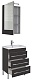 Aquanet Мебель для ванной Верона 58 черная напольная (230311) – фотография-13