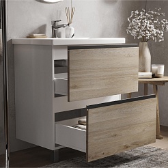 Vigo Мебель для ванной Cross 700-0-2 дуб давос натуральный – фотография-6